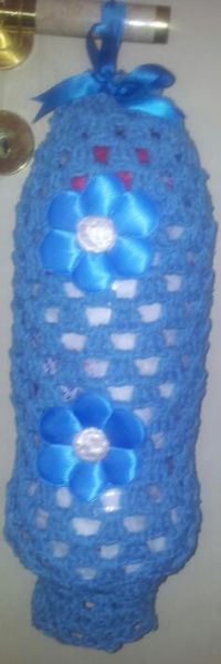 Puxa-Saco com garrafa Pet Azul